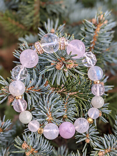 オーダーされた天然石ブレスレット