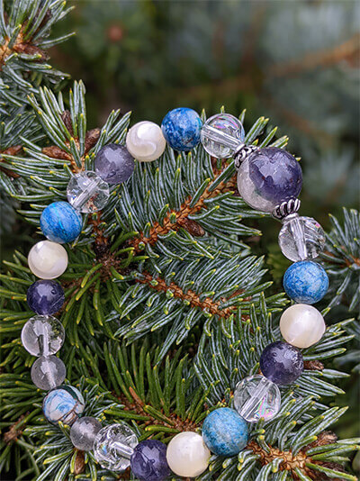 オーダーされた天然石ブレスレット